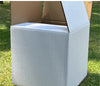 Caja Doble corrugado blanco 30x30x30